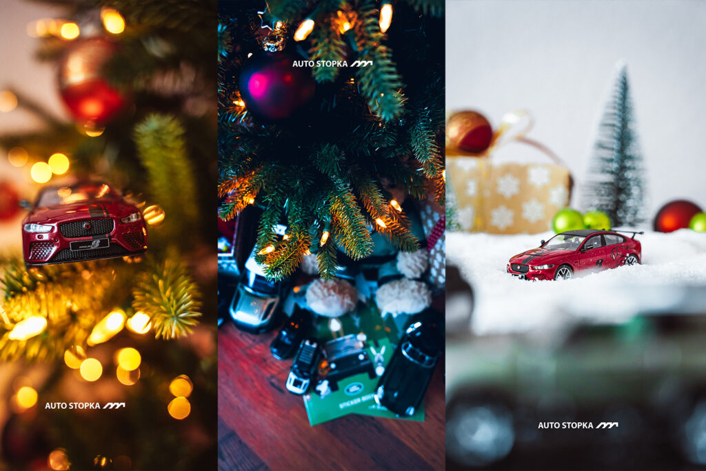 Motive der Weihnachtskampagne für Auto Stopka