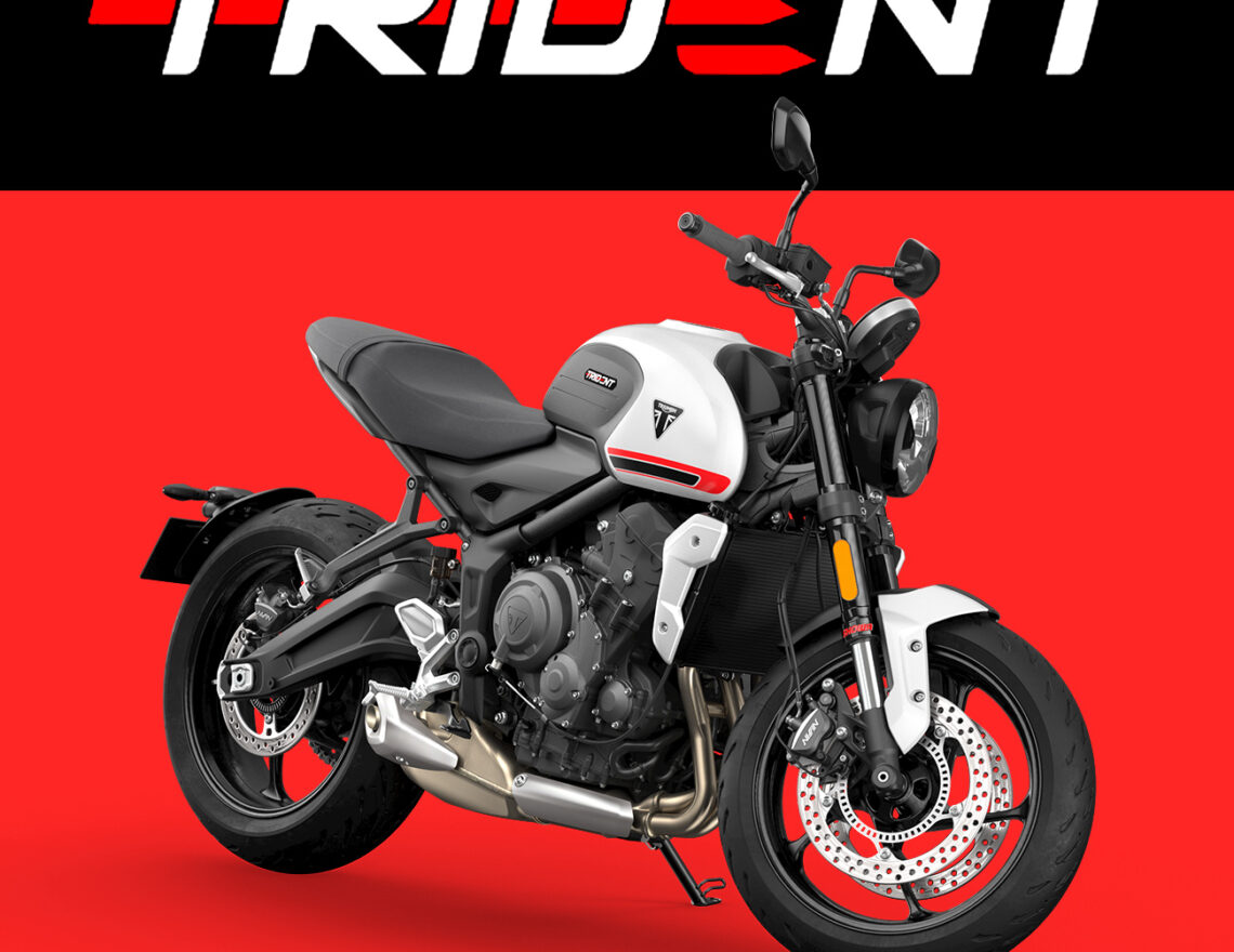 Triumph Trident 660 campaign visual for Triumph Münster