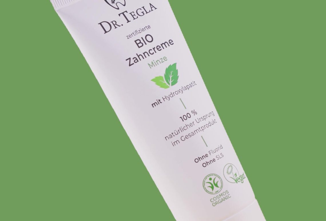 Product shoot for Dr. Tegla organic toothpaste